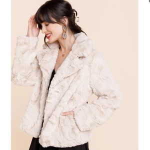 Alicia Faux Fur Overcoat